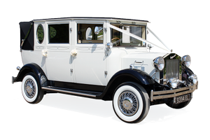 Billy on a gravel driveway, an Imperial Landaulette