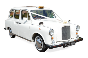 Cutout of Peggy, an Austin FX4 Fairway Taxi