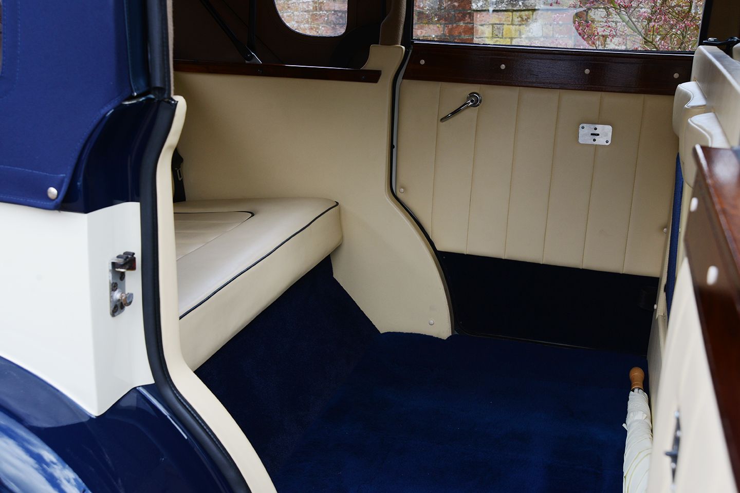 Interior view of the car